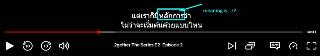 2gether - เพราะเราคู่กัน - Learning Thai from Thai Dramas with Thai subtitles